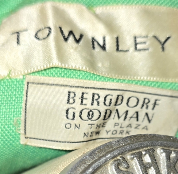 Vtg. 60's Sailor Dress Bergdorf Goodman "Townley" New York Linen - Picture 3 of 12